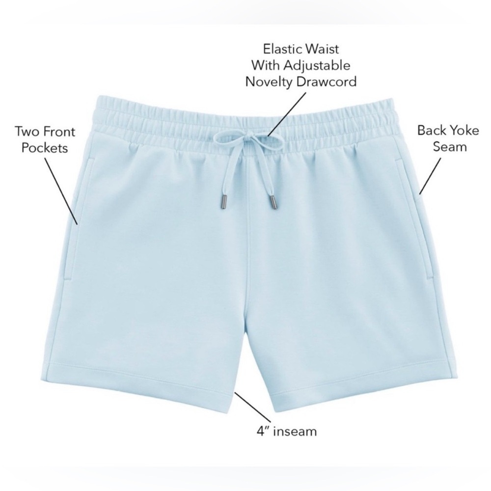 MEMBERS MARK Women's KNIT Soft Blue Sleep/Lounge Shorts SUPER SOFT w/Pockets 😍